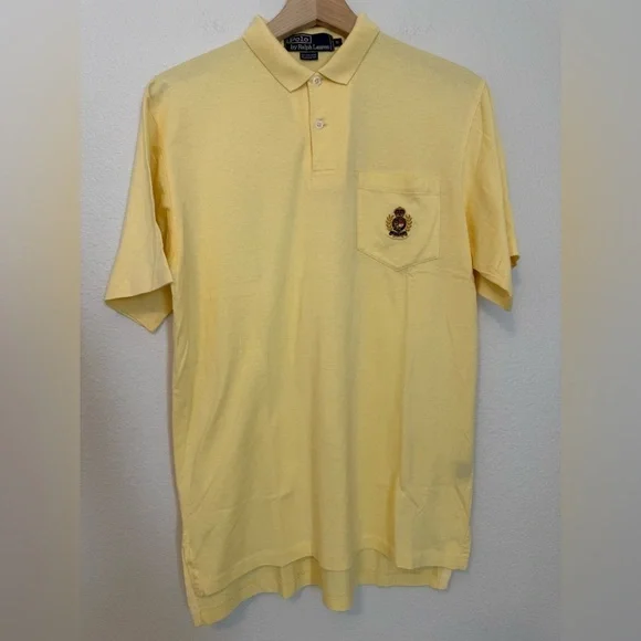 Vintage Polo Ralph Lauren Crest Pocket Polo Shirt - Picture 2 of 9